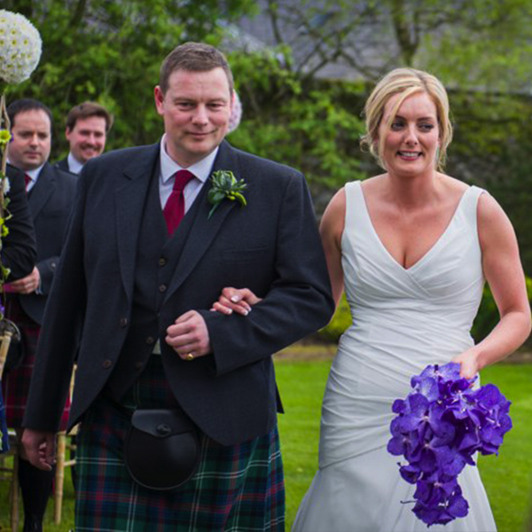 Colourful Wedding at Aikwood Tower